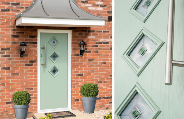 Green Composite Door