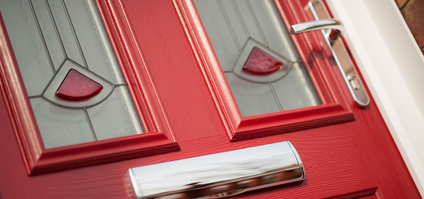 Red Composite Door