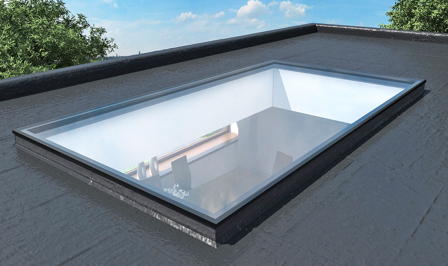 Flat roof rooflights uk
